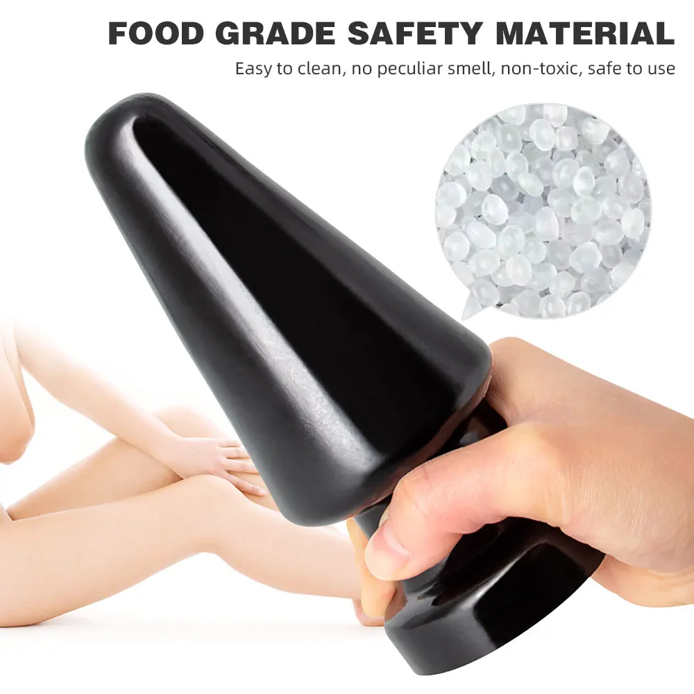Dildo Enorme Silicone Anal Plug Buttplug - Imagem 3