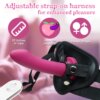 Redshark Cinta Peniana Strapon Vibrador com Controle Remoto