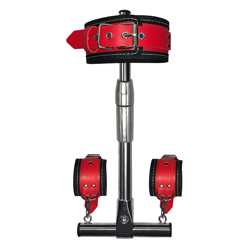 Erotic Restraints Kit Handcuffs Collar Slave Bondage BDSM Bondage Back Handcuffs Sex Bondage Adult Toys for Couple