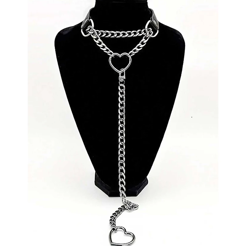 Halloween Punk Gothic Pu Leather Fashion Personality Trend Necklace Daily Holiday Party Costume Decoration Halloween Punk Gothic Pu Leather Fashion Personality Trend Necklace Daily Holiday Party Costume Decoration