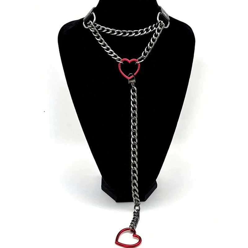 Halloween Punk Gothic Pu Leather Fashion Personality Trend Necklace Daily Holiday Party Costume Decoration Halloween Punk Gothic Pu Leather Fashion Personality Trend Necklace Daily Holiday Party Costume Decoration