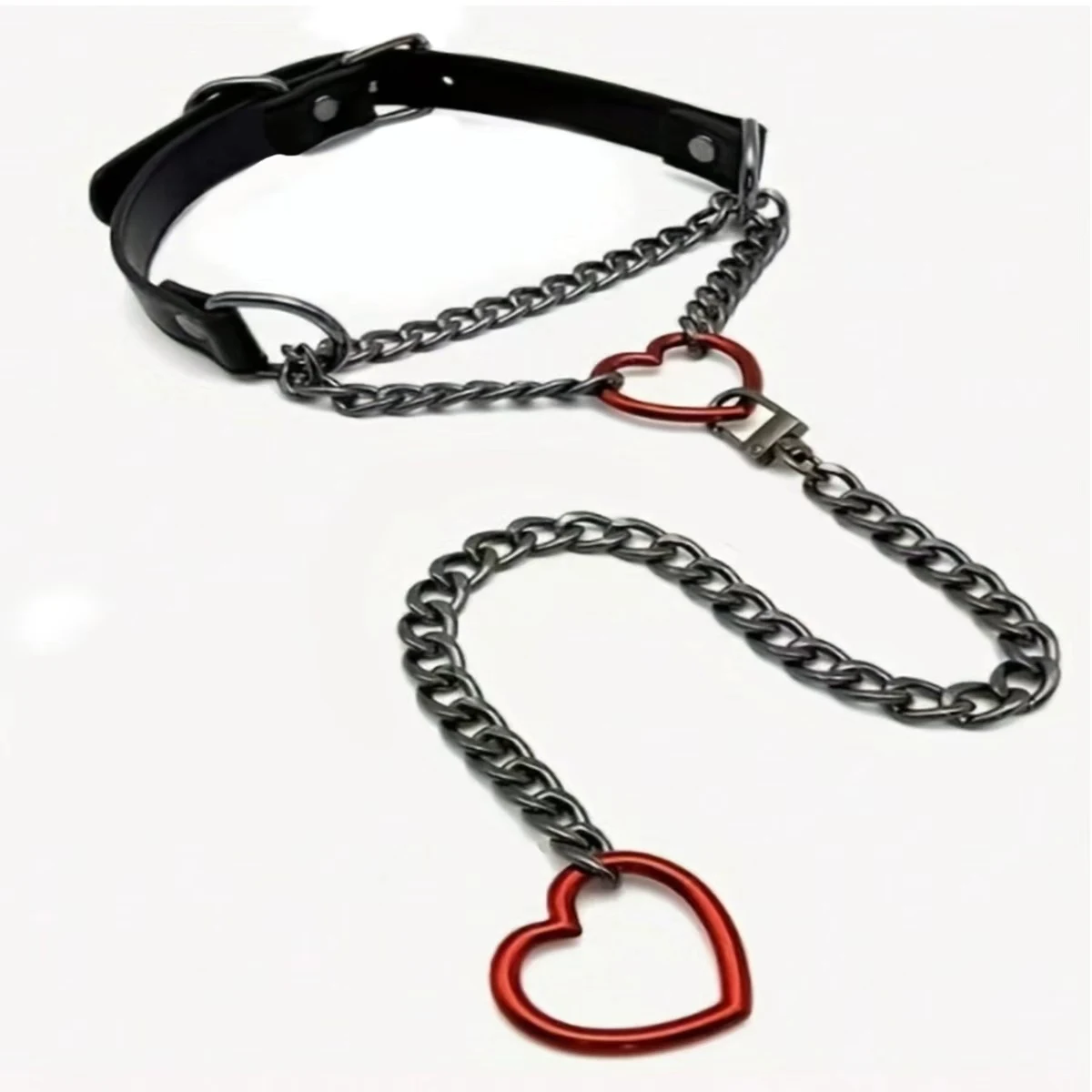 Halloween Punk Gothic Pu Leather Fashion Personality Trend Necklace Daily Holiday Party Costume Decoration Halloween Punk Gothic Pu Leather Fashion Personality Trend Necklace Daily Holiday Party Costume Decoration