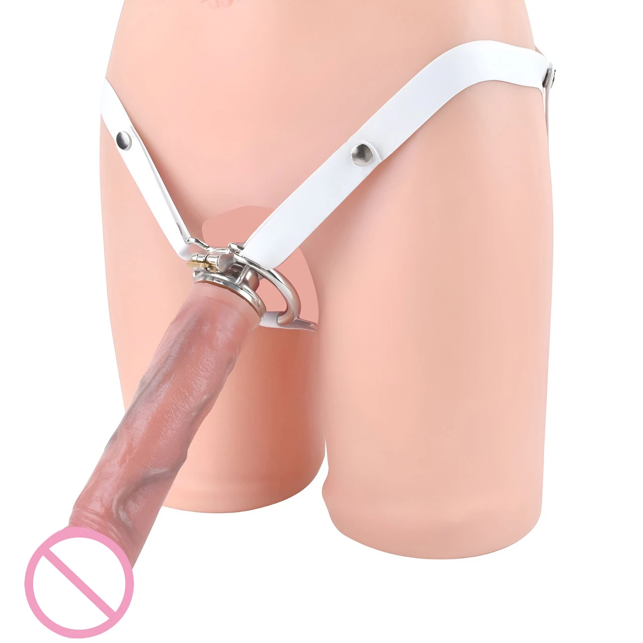 FRRK Inverted Chastity Cage With Large Realistic Dildo Urethral, Detachable Penis Catheter Accessories, BDSM Adult Fetish Toys FRRK Inverted Chastity Cage With Large Realistic Dildo Urethral, Detachable Penis Catheter Accessories, BDSM Adult Fetish Toys