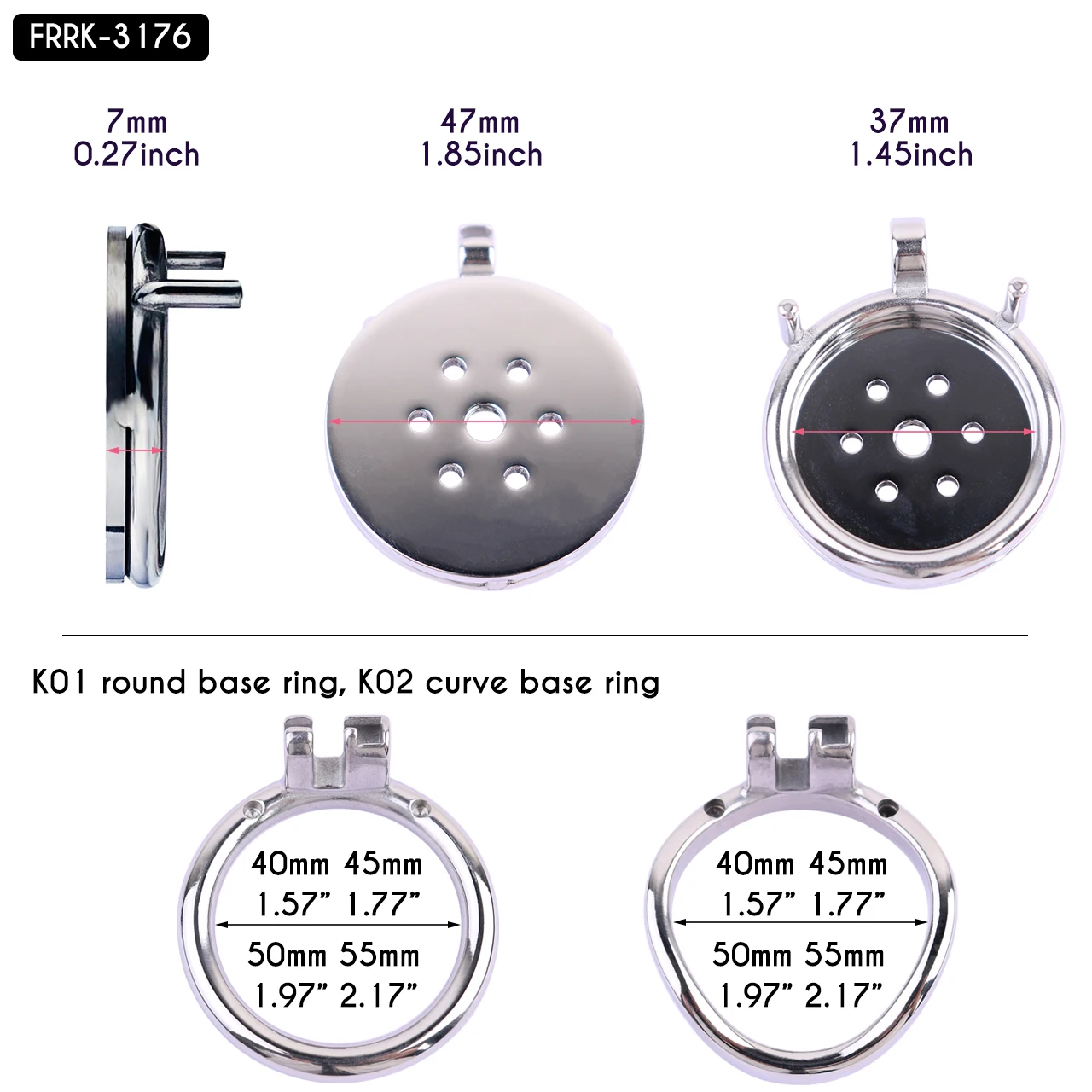 FRRK Inverted Chastity Cage With Large Realistic Dildo Urethral, Detachable Penis Catheter Accessories, BDSM Adult Fetish Toys FRRK Inverted Chastity Cage With Large Realistic Dildo Urethral, Detachable Penis Catheter Accessories, BDSM Adult Fetish Toys