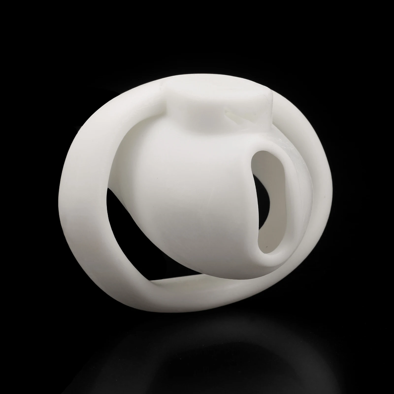 Resin Chastity Cage Four Clips Permanent Locking Male Penis CB Lock BDSM Sissy Training Abstinence Restraint Adult Sex Toy 18＋