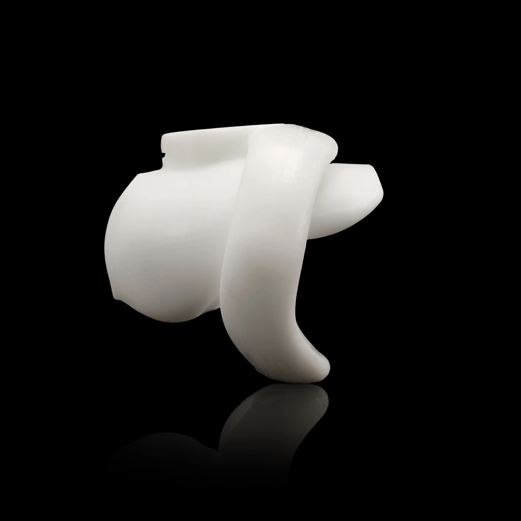 Resin Chastity Cage Four Clips Permanent Locking Male Penis CB Lock BDSM Sissy Training Abstinence Restraint Adult Sex Toy 18＋