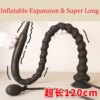 Chicote Plug Anal Inflável Inflatable Whip Butt Plug