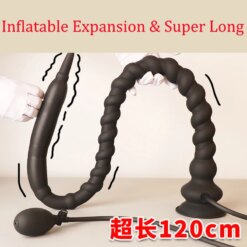 Chicote Plug Anal Inflável Inflatable Whip Butt Plug