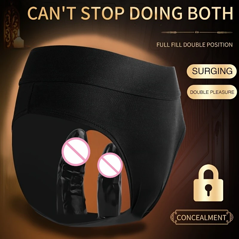 Calça Elástica com Consolo Duplo Elastic Pants Dildo