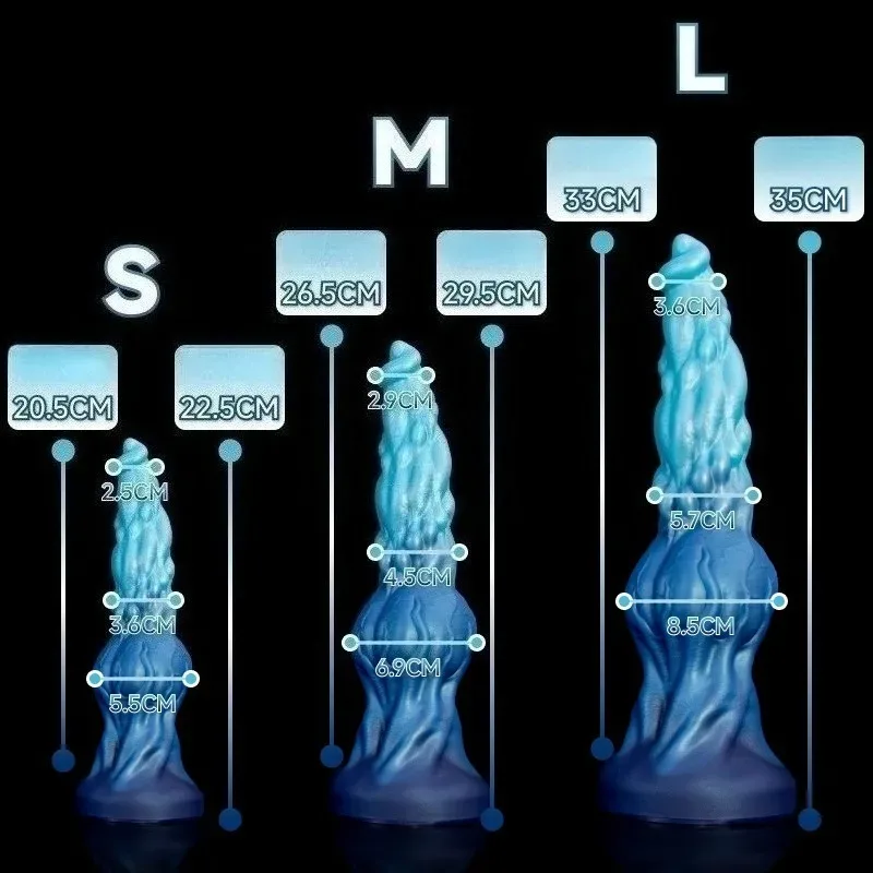 Medidas do consolo Egg Muscle: pequeno 22,5 cm, médio 29,5 cm e grande 35 cm