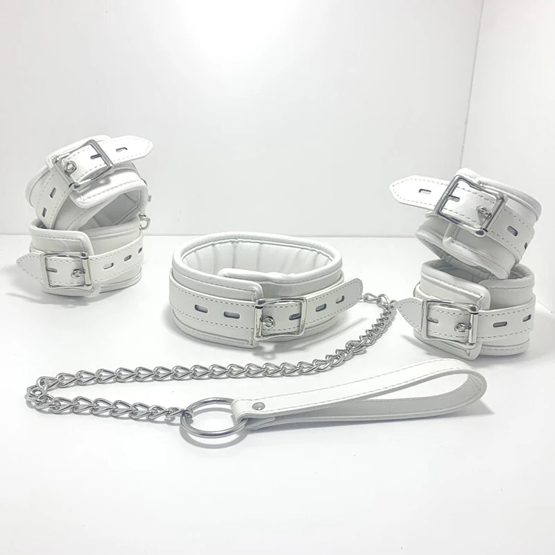 BLACKWOLF Premium BDSM restraint set Luxury restraint BDSM set Luxury handcuffs Collar Leash Ankle and Handcuffs Submissive Wris BLACKWOLF Premium BDSM restraint set Luxury restraint BDSM set Luxury handcuffs Collar Leash Ankle and Handcuffs Submissive Wris