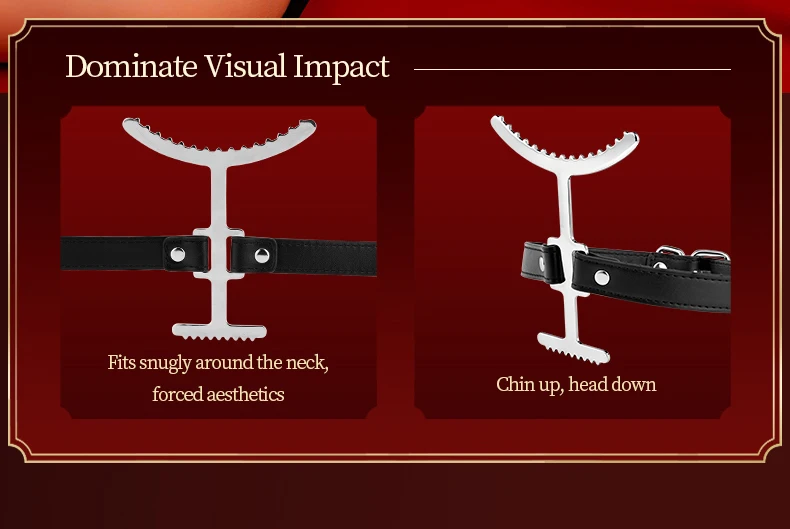 Metal Neck Bound Collar, Neck restriction toys, BDSM Bondage Gear Accessories, sex toys, adult pleasure, sexual wellness Metal Neck Bound Collar, Neck restriction toys, BDSM Bondage Gear Accessories, sex toys, adult pleasure, sexual wellness