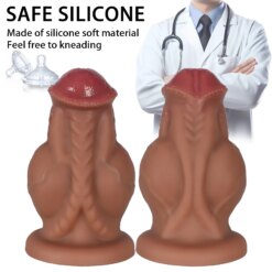 Alternative view of Consolo Grande Cavalo Com Ventosa Huge Horse Knot Dildo