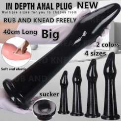 Plug Anal Grande Dilatador Liso Big Butt Plug