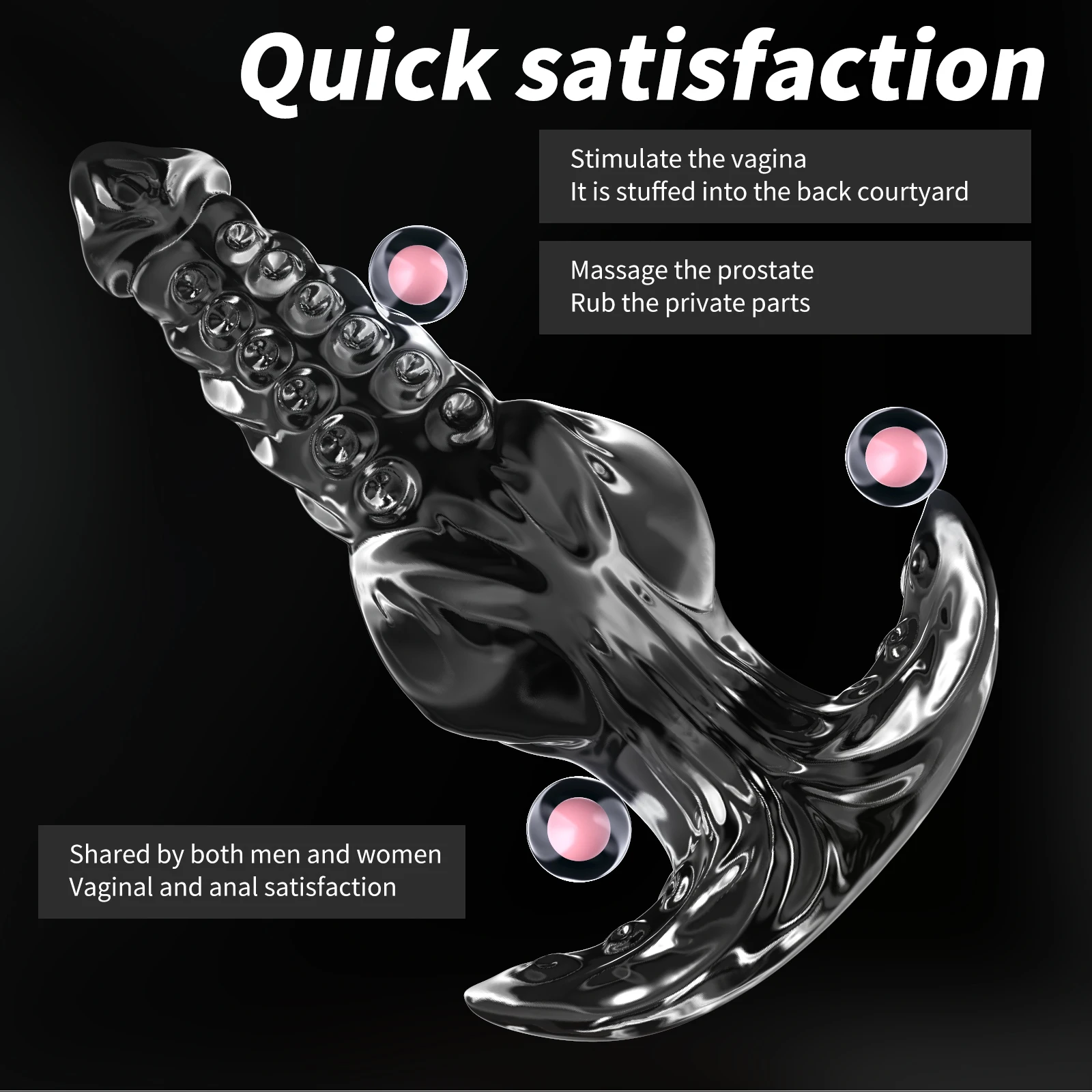 Transparent Anal Plug Male and Female Expansion Masturbator massage Sensual Beads Adult Sex Toys For Women Men Gay Vaginal plug Transparent Anal Plug Male and Female Expansion Masturbator massage Sensual Beads Adult Sex Toys For Women Men Gay Vaginal plug