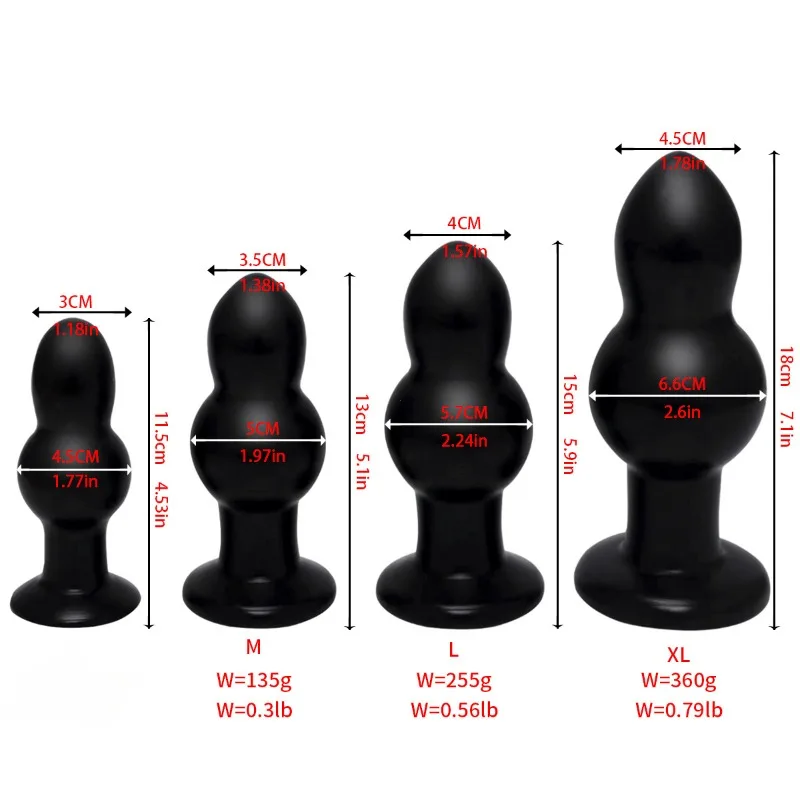 3 Sizes Large Anal Plug Big Butt Plug Ball Adult Sex Toys For Women/Men Gay Masturbators Anal Toys Vaginal Anus Dilator Sex Shop 3 Sizes Large Anal Plug Big Butt Plug Ball Adult Sex Toys For Women/Men Gay Masturbators Anal Toys Vaginal Anus Dilator Sex Shop