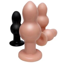 Plug Anal Grande Dilatador com 3 Tamanhos Butt Plug