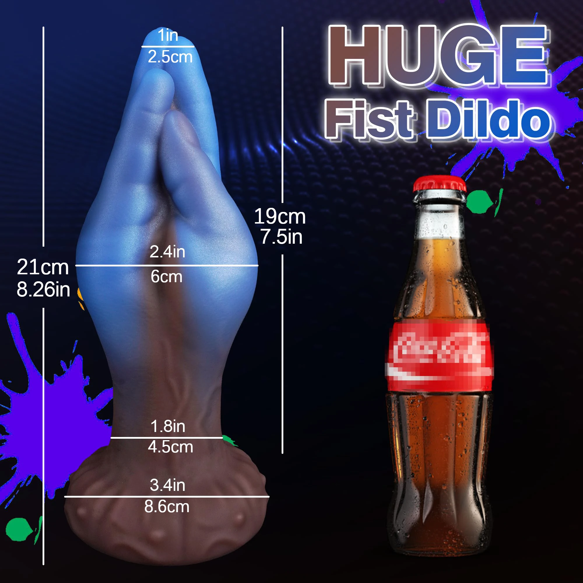 Anal Plug Fisting Dildo Big Hand Shape Butt Plug for Female and Men Suction Cup Ass Dilator Silicone Masturbator Adult Sex Toys Anal Plug Fisting Dildo Big Hand Shape Butt Plug for Female and Men Suction Cup Ass Dilator Silicone Masturbator Adult Sex Toys