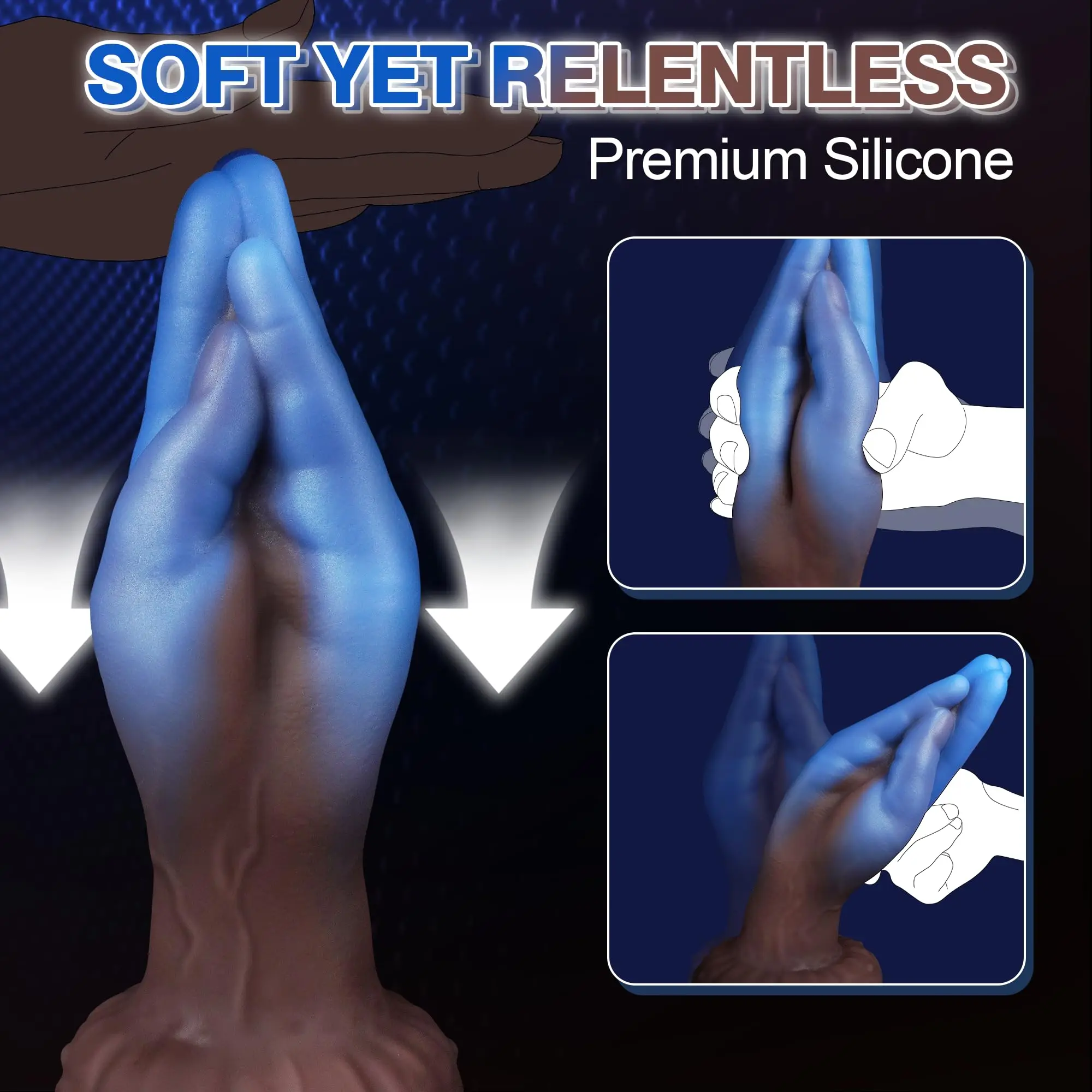 Anal Plug Fisting Dildo Big Hand Shape Butt Plug for Female and Men Suction Cup Ass Dilator Silicone Masturbator Adult Sex Toys Anal Plug Fisting Dildo Big Hand Shape Butt Plug for Female and Men Suction Cup Ass Dilator Silicone Masturbator Adult Sex Toys