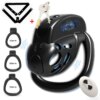 HESEKS Gaiola de Castidade Vibratória com Controle Remoto Chastity Cage