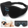 Máscara 3D Bluetooth Blackout preta com controles de volume na testa