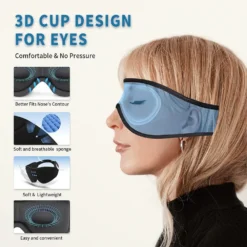 Conchas 3D da máscara que não pressionam os olhos