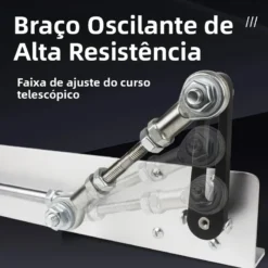 Braço oscilante de alta resistência que regula a faixa do curso telescópico da máquina de sexo
