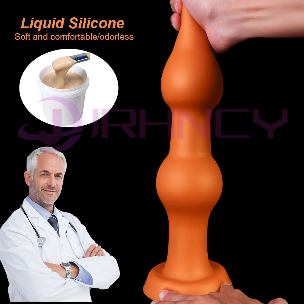 Dildo Enorme Silicone Anal Plug Buttplug 3 Tamanhos - Imagem 7
