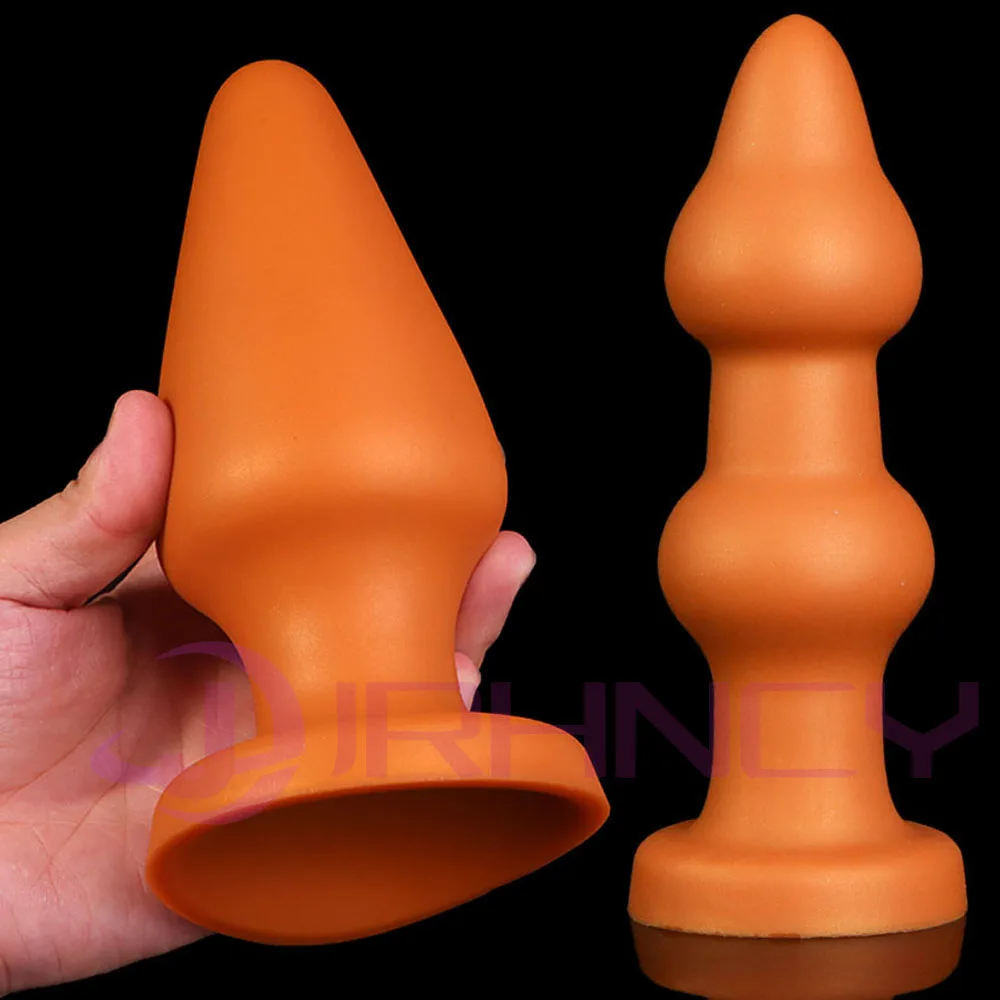 Dildo Enorme Silicone Anal Plug Buttplug 3 Tamanhos - Imagem 3