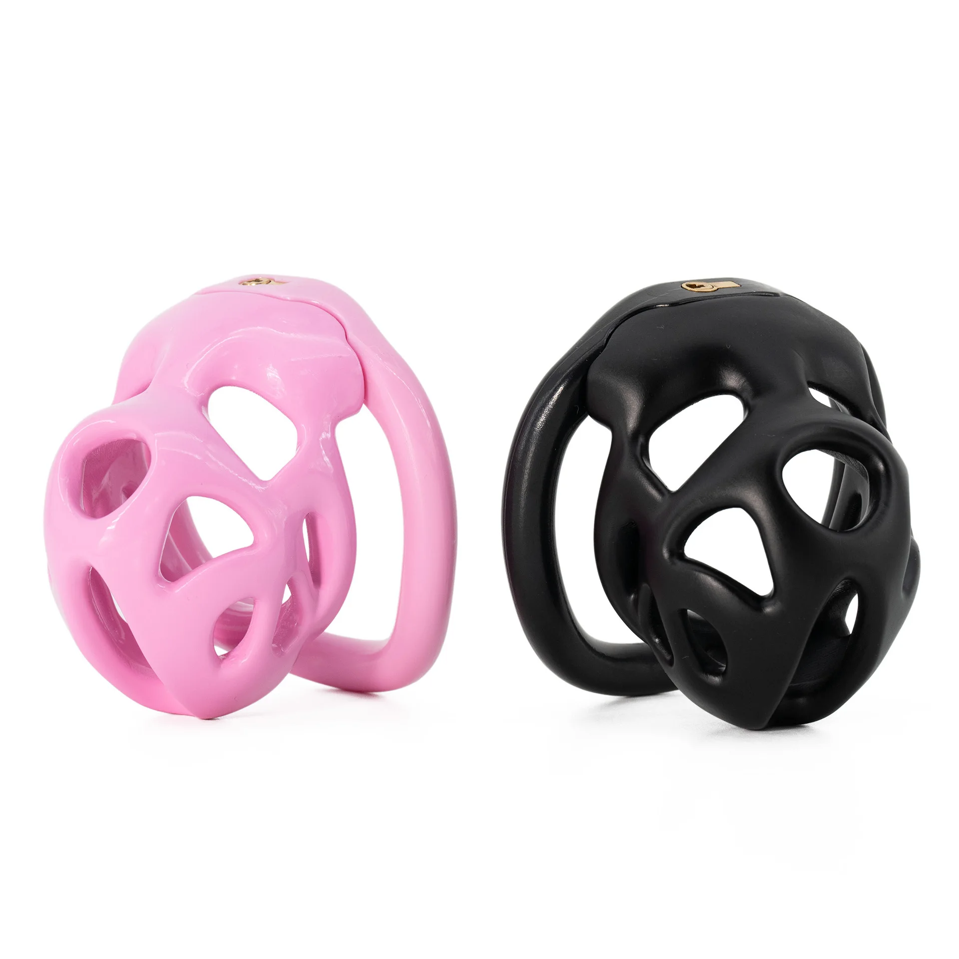 Hollow Breathable Chastity Lock Cock Cage with 4 Rings Chastity Belt BDSM Bondage Adult Sex Toys Man Restraint Device Love Key Hollow Breathable Chastity Lock Cock Cage with 4 Rings Chastity Belt BDSM Bondage Adult Sex Toys Man Restraint Device Love Key