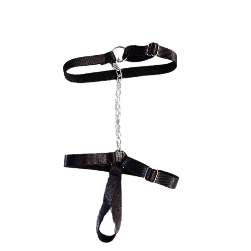 Tornozeleira Elástica com Corrente Band Anklet Bracelet Chain - Imagem 3