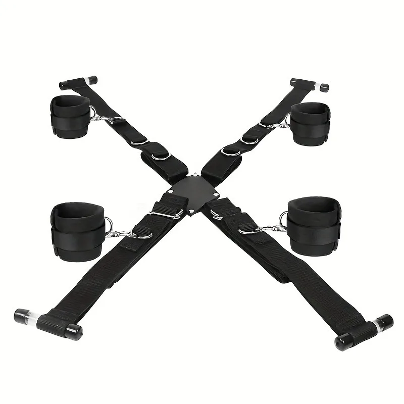 BDSM Adjustable Door Mount Sex Swing for Adult Adjustable Straps Hanging Door Handcuffs Wrist Ankle Bonding Restraints Sex Toys