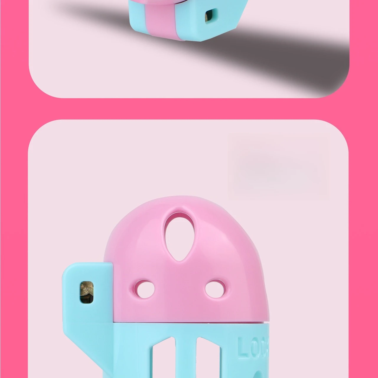 Ringless Male Chastity Cage with Hollow Breathable Chastity Lock Penis Locks Restraint Adult Alternative Sex Toy Chastity Device