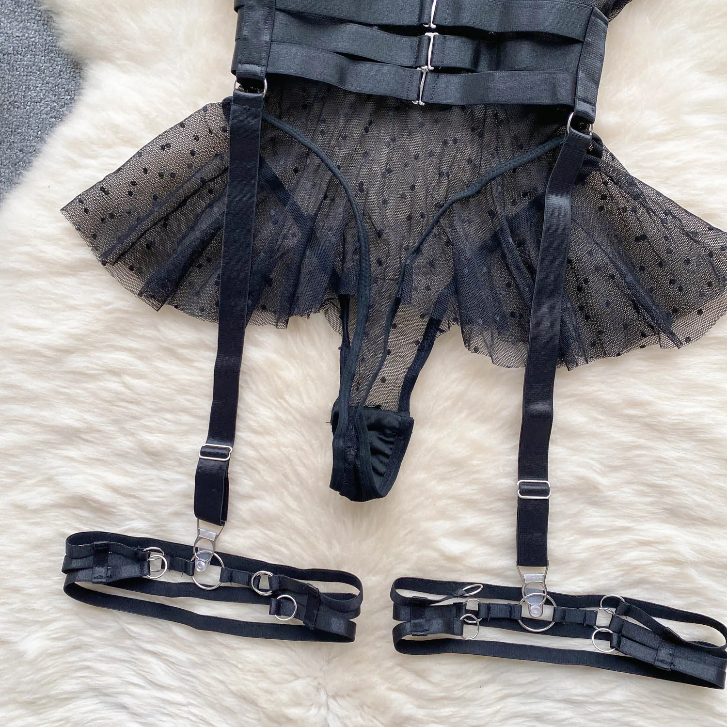 Sexy V-Ne Me Underbody Strap One-Piece Slimming Waist Bellflower Hem Commute Sle High Waist ort Pants Straight Cut Sexy V-Ne Me Underbody Strap One-Piece Slimming Waist Bellflower Hem Commute Sle High Waist ort Pants Straight Cut