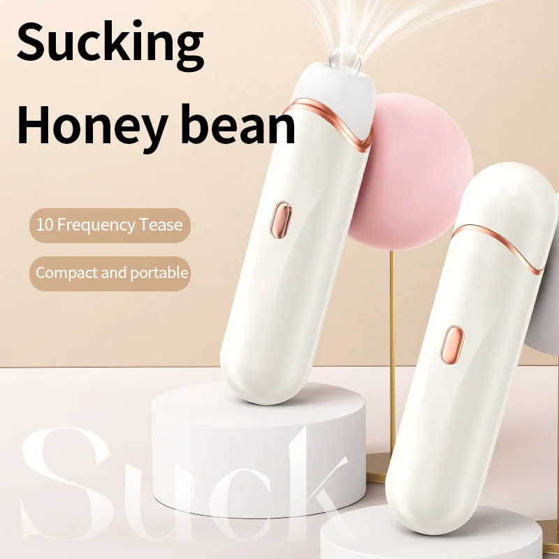 Vibrador Batom Bullet Sucção Lipstick Sucking Vibrator