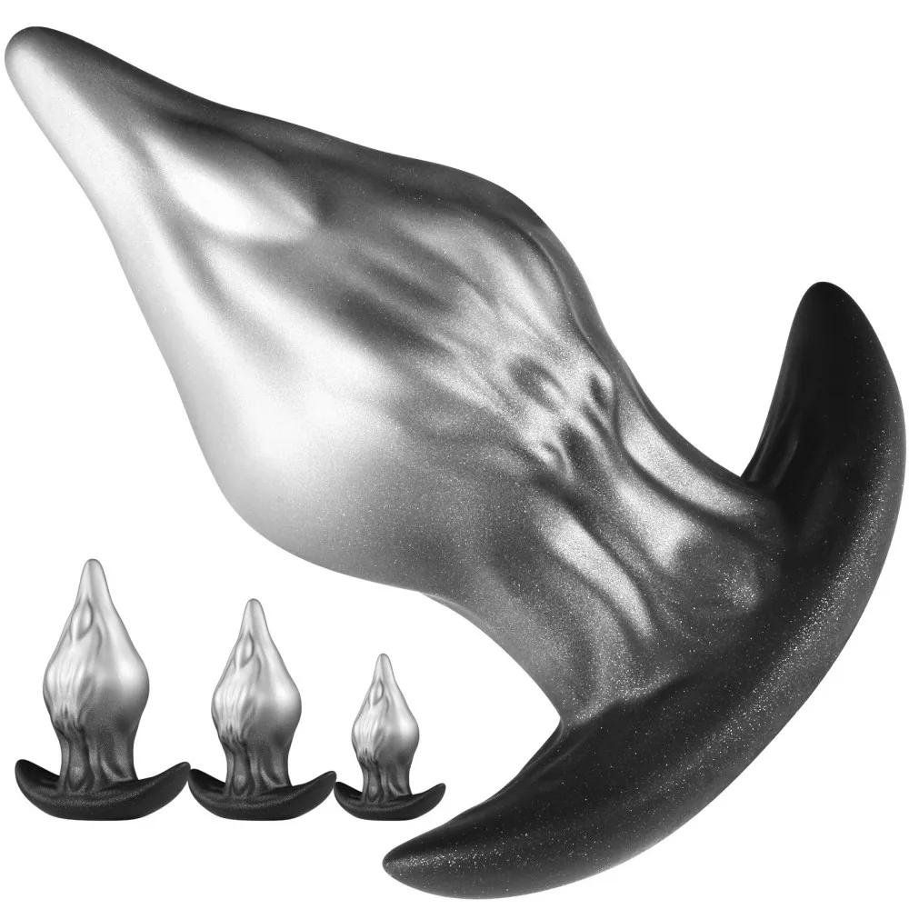 Gota: Plug Anal de Silicone Macio com Base Âncora para Próstata