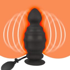 Plug Anal Inflável Silicone Expansível Bomba Inflatable Butt Plug Dilatador Anal Ventosa Próstata