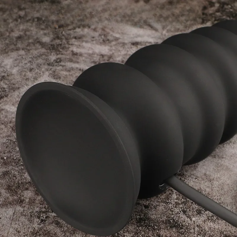 Plug Anal Inflável Silicone Expansível Bomba Inflatable Butt Plug Dilatador Anal Ventosa Próstata - Imagem 4