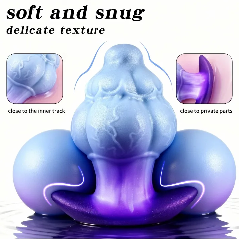 Nébula Plug Anal Alien Tentáculo Silicone Suculento P M G - Imagem 3