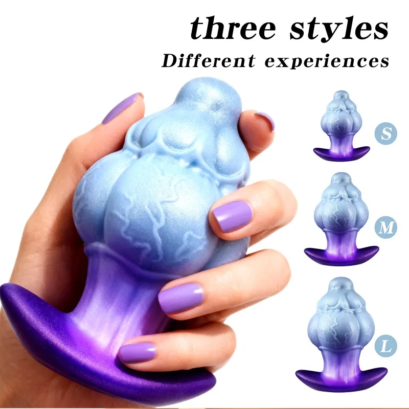 Nébula Plug Anal Alien Tentáculo Silicone Suculento P M G - Imagem 5