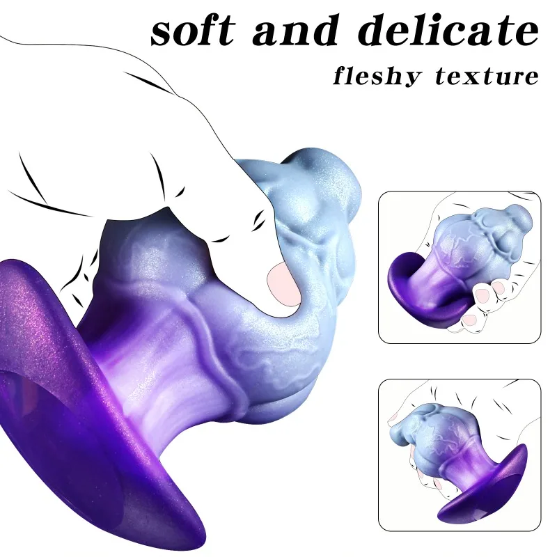 Nébula Plug Anal Alien Tentáculo Silicone Suculento P M G - Imagem 2