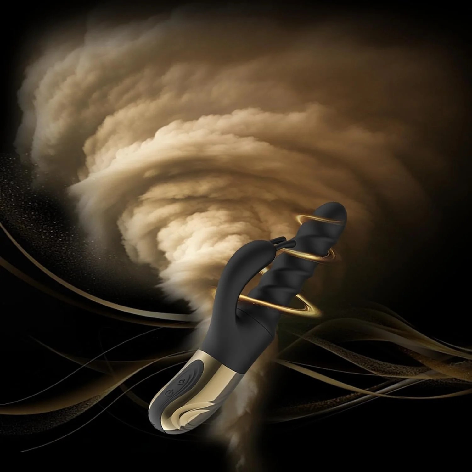 Tornado Vibrador Rabbit Thrust Rotação 360 G-Spot Recarregável - Imagem 6