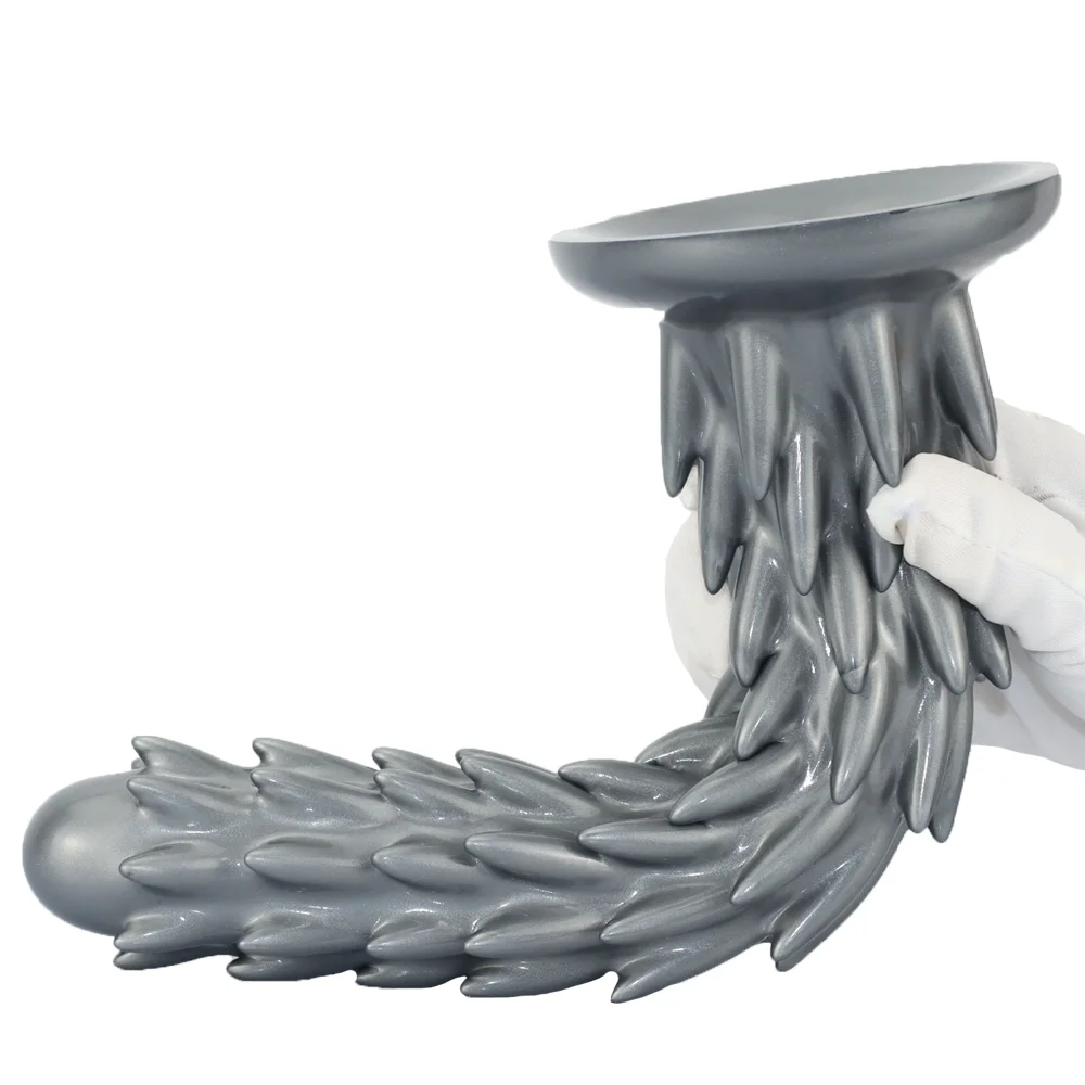 Cacto Consolo Plug Espinhos Silicone Macio Ventosa S M L - Imagem 5