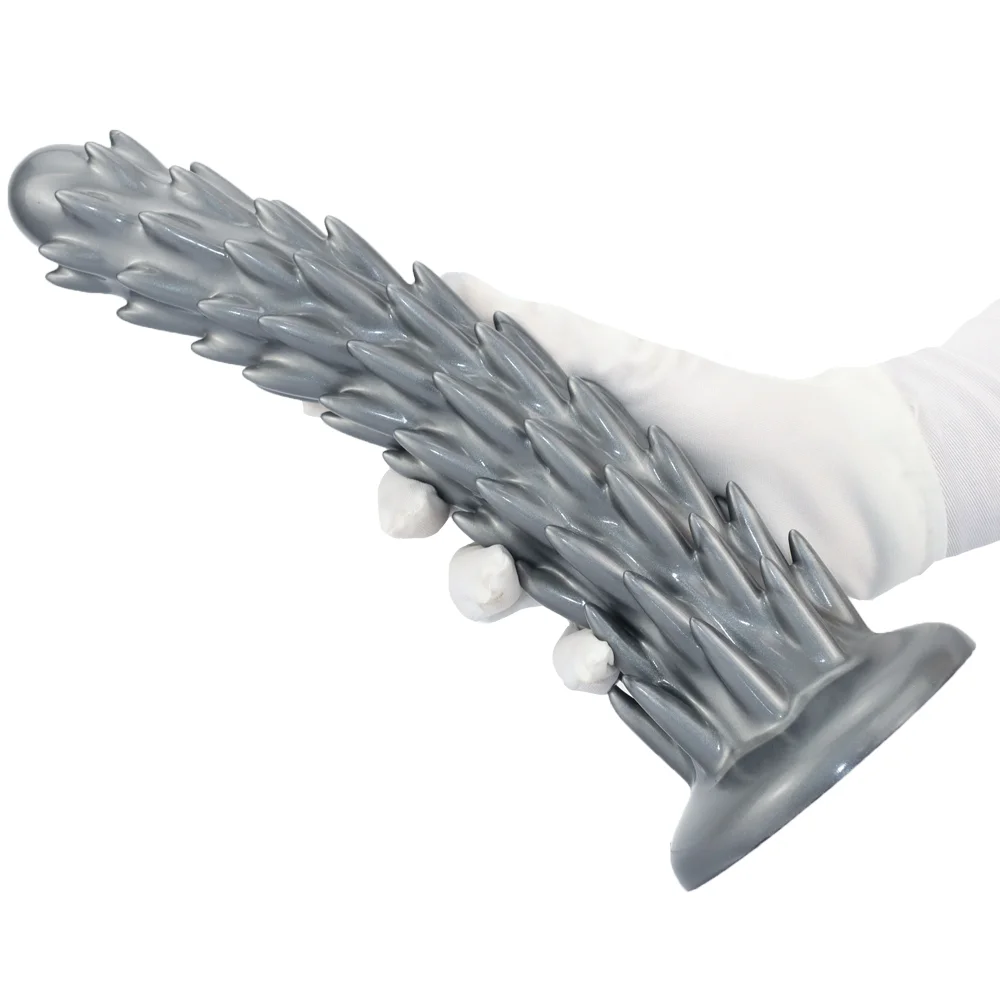 Cacto Consolo Plug Espinhos Silicone Macio Ventosa S M L - Imagem 2