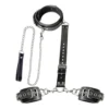 Coleira Obsidian kit de bondage com algemas e guia com corrente