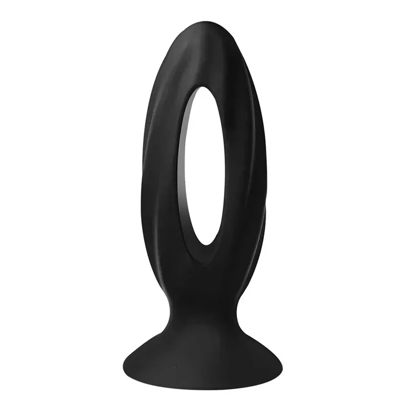 Formato vazado com relevo em espiral do plug anal Void