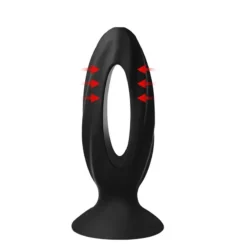 As paredes do plug anal Void cedem para dentro da abertura na hora da entrada