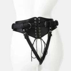 Cinta peniana corset de costas com amarração de espartilho