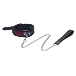 Flogger com tiras de 28 cm e cabo de renda