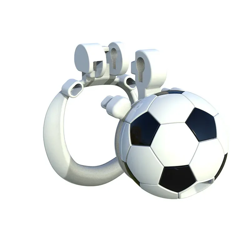 Gaiola bola de futebol desmontada mostrando anel e encaixe da trava